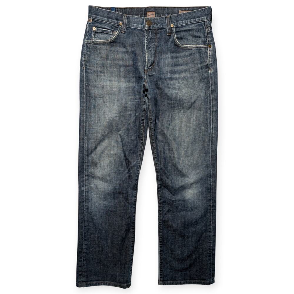 Citizens of Humanity‎ Evans Relaxed Fit Jeans 31x30 Distressed Blue Denim USA